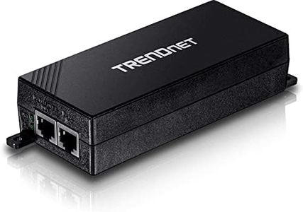 TRENDnet Gigabit Power Over Ethernet Plus (PoE+) Injector,Converts Non-PoE Gigabit to PoE+ or PoE Gigabit, Network Distances up to 100 M (328 Ft.), TPE-115GI