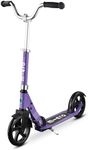 Micro Scooter | Cruiser Kids Scooter | 5 to 12 Years | Boys & Girls | Chopper-Style Steering & Kickstand | Handlebar Adjustable & Foldable | 200mm Big Wheels | 100kg Weight Limit | Purple