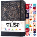 Legend Wellness Planner & Food Journal – Daily Diet & Health Journal with Exercise & Weight Loss Tracker – Nutrition Diary, 6 Months (Mystic Grey)