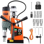 VEVOR Magnetic Drill, 1400W 2" Boring Diameter, 2922lbf/13000N Portable Electric Mag Drill Press with Variable Speed, 810 RPM Drilling Machine for Any Surface Home Improvement Industry Railway