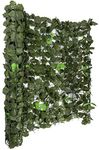 Woodside Artificial 1.5m x 3m Faux Maple Leaf/Ivy Garden Fence Screening Privacy Hedge Roll