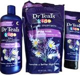 Dr Teal"s KIDS Sleep Bath, Sleep Soak, and Sleep Lotion with Melatonin and Essential OIls Bundle