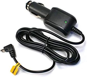 EDO Tech Mini USB Car Charger Power Cord for Garmin Nuvi 200 200w 205w 250 255w 260w 256w 1300 1350 1370 1390 1450 Dezl 560 570 760lmt 770lmthd 780lmt-s Navigator GPS (6.5 ft Long Cable)