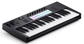 Novation Launchkey 37 [MK4] — Compact 37 Key, USB, MIDI Keyboard Controller with DAW Integration. Chord Mode, Scale Mode, 8 Drum Pads, and Arpeggiator — Includes Software Bundle for Music Production