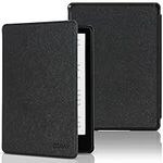 CoBak Case for 6.8" Kindle Paperwhite 11th Generation 2021 Release, PU Leather Smart Cover with Auto Sleep/Wake, Slim Shell for Kindle Paperwhite Signature Edition and Kindle Paperwhite 2022, Black