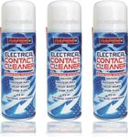 Electrical Contact Cleaner 3 X 200ml Maintenance Spray Switch Circuit Dirt Remover Spray Cleaner Fast Drying