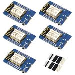 KeeYees Mini Development Board for ESP8266 4M Bytes WLAN WiFi Compatible with for Arduino (5PCS)