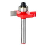 T Slot Router Bit 1/4" Shank 2mm Milling Cutter 8mm Shank T-Sloting Router Bit with Top Bearing Wood Slot Milling Cutter T Type Rabbeting Woodworking Tool