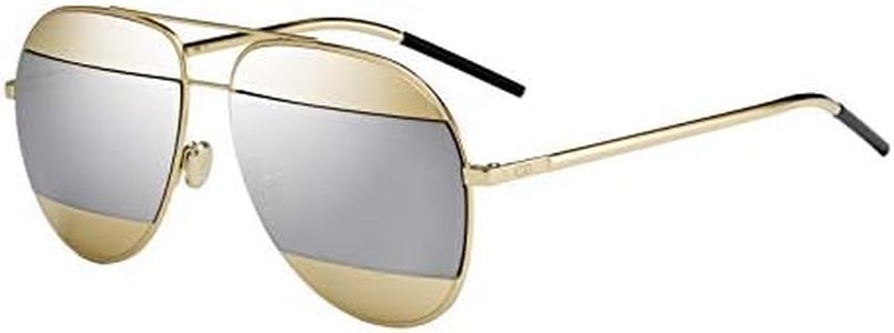 Dior Women's DIORSPLIT1 DC 000 59 Sunglasses, Gold (Rose Gold/Extra White Ml)