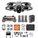 DJI Avata 360 Fly More Combo (RC 2), 360° Drone With 1-Inch 8K 360° Imaging for FPV & Aerial Filming, 360° Camera Drone With Propeller Guard (Avata 360 Fly More Combo RC2 Bundle 1)