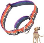 Martingale Collar for Dogs Adjustable Soft Nylon Dog Collars with Forest Design for Small Medium Large Dog, No Slip Dog Training Collar Perfect for Training, Walking, Hunting (S)