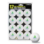 JOOLA Training 3 Star Table Tennis Balls 12 Pack - 40mm Regulation Bulk Ping Pong Balls for Competition and Recreational Play - Fun as a Cat Toy - Indoor and Outdoor Compatible (Package may vary)