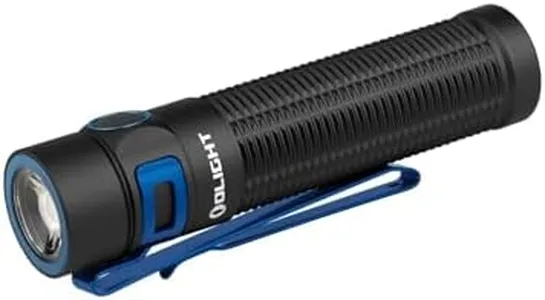 OLIGHT Baton3 Pro Max 2500 Lumens Rechargeable Compact EDC Flashlights with Safety Proximity Sensor, LED High Lumens Pocket Flashlight for Camping, Hiking and Emergency (Cool White Light: 5700~6700K)