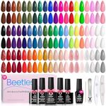 Beetles Gel Nail Polish Set, 60 Col