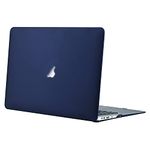 Aavjo, Case Compatible with MacBook Air 13 inch Case (Models: A1369 & A1466, Older Version 2010-2017 Release), Plastic Hard Shell & Keyboard Cover (Navy Blue)