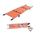 MAIGOU Folding Stretcher, Medical Folding Stretcher, Aluminum Alloy Portable Stretcher, First Aid Rescue Stretcher For Hospital, Home, Sports Venues, Ambulance Patient Transport, Baifantastic