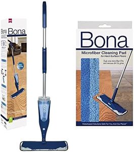 Bona Hardwood Floor Spray Mop, includes 28.75 oz. Cartridge with Free Bona Microfiber Applicator Pad by Bona