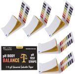 nutriEffect pH Test Strips | Discover Your Body's pH Levels | Urine Test Strips for Balanced Health | Early Imbalance Detection, Dietary Guidance, Health Monitoring | 5 Pack (400 Strips)