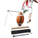 Kickoff! Football Holder - Football Place Holder Kicking Tee - Use with Foot Ball Field Goal Post or Football Kicking Net (Black and White)