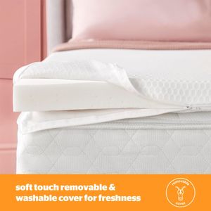 Silentnight Double Memory Foam Mattress Topper – Pressure Relief