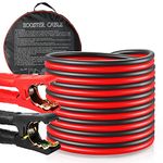 TLGREEN 6M Extra Long Jump Leads for Car Heavy Duty Jump Start Cables,1500A Battery Booster Cables with Gloves, Storage Bag, for Petrol and Diesel Car, Vans,Truck