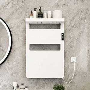 byecold Badheizkörper 90x46 cm Bad Heizkörper mit Ablage, Touchschalter Timer,Handtuchhalter Heizung Elektrisch Badezimmer Handtuchwärmer Handtuchheizkörper Handtuchtrockner Handtuchheizung Handtu