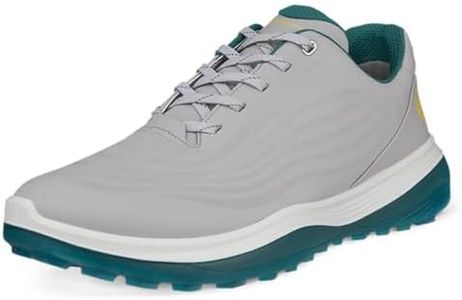 ECCO Men's LT1 Hybrid Waterproof Golf Shoe, Concrete, 10-10.5