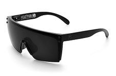 Heat Wave Visual Lazer Face Sunglasses in Black