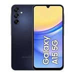 Samsung Galaxy A15 5G Factory Unlocked Android Smartphone, Fast Charging, 128GB, Black, 3 Year Manufacturer Extended Warranty (UK Version)