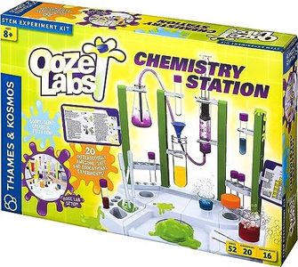 Thames & Kosmos Thames and Kosmos 642100 Ooze Labs Crazy Chemistry Station, Box, 20 Different Experiments, Ages 8+, Nylon/A