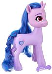 My Little Pony: A New Generation Mega Movie Friends Izzy Moonbow - 8-Inch Purple Pony Figure with Comb, Toy for Kids Ages 3 and Up