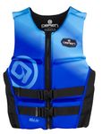 O'Brien Men's Flex V-Back Life Jacket - US Coast Guard Approved Level 70 Buoyancy - Water Sports Activity Including Boating, Paddle, Skiing, Surfing & Swimming