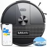 Lubluelu Robot Vacuum Cleaner with Mop 4500Pa, 3 in 1 Robot Vacuum Cleaner, Laser Navigation, 5 Maps,Super Slim, Carpet Auto Boost, WiFi/App/Alexa, Vacuum Robot ideal for Hard Floor, Pet Hair, Carpet