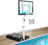 DWVO Pool Basketball Hoop, 4.1-5.7f