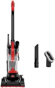 BISSELL CleanView Compact Upright Vacuum, Fits In Dorm Rooms & Apartments, Lightweight with Powerful Suction and Removable Extension Wand, 3508, Red,black