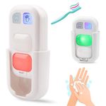 Mini Digital Tooth Brushing and Hand Washing Timer for Kids | Dental Toothbrush Clock for Timing Brushing Teeth Or Cleaning Hands | Colourful LED Signal when Task is Completed | Toothbrush Timer