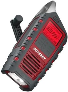 Eton American Red Cross Adventure Series Odyssey- Multi-Powered All-Band Radio (AM/FM/NOAA/Shortwave) with Bluetooth, Solar Powered, Battery Powered, LED Flashlight, Phone Charger