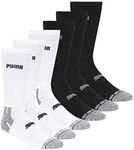 PUMA Men's 6 Pack Crew Socks