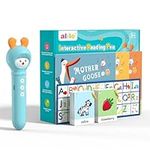 alilo Learning Educational Toys for Toddlers 3-4-5-6, Interactive Reading Pen Set for Kids, with 3 Learn to Read Book, 100 Talking Flash Cards, 540 Recording Stickers, Music Card