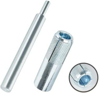 Drop-in Anchors, 50 PCs 5/16 Inch Zinc-Plated for Concrete, Secure Mounting, Industrial-Strength, Easy Installation with Tie 014973309039- 5/16" Drop-in Anchor Setting Tool