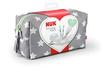 NUK Baby Care Welcome Set including Dummy Set, Hairbrush, Nail Scissors, Teething Set and Toothbrush Set, 7 Pieces