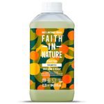 Faith In Nature Natural Grapefruit & Orange Shampoo, Purifying For Oily Hair & Scalp, Vegan & Cruelty Free, No SLS, Silicones or Parabens, 2.5L Refill