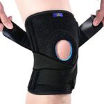 ABYON Knee Braces for Knee Pain with Side Stabilizers for Man Women.Effective Relieves Meniscus Tear, LCL, MCL, Arthritis.Non Slip Adjustable Knee Support for Joint Pain Relief,Injury Recovery