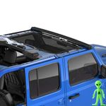 ALIEN SUNSHADE Jeep Wrangler JL Front Sunshade Mesh Top for 2018+ Jeep Wrangler 2- door or 4-door JL and JLU Unlimited