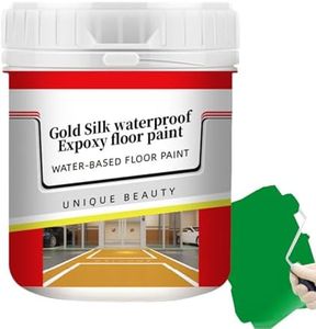 Concrete Floor Paint – Water-Based Epoxy Resin Coating, Non-Slip SurfacSealer | Heavy-Duty Indoor Outdoor Floor Protection for Garages, Basements, Industrial Areas, Driveways, Walkways and Patios