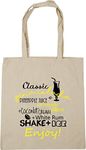 Hippowarehouse Pina Colada Recipe Tote Shopping Gym Beach Bag 42cm x38cm, 10 litres