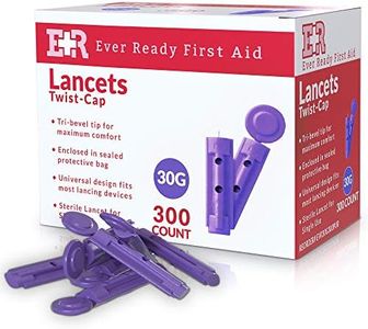 Ever Ready First Aid Sterile Twist-Cap Lancets 30G Purple - 300 Count