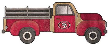 NFL San Francisco 49ers Unisex San Francisco 49ers 15in Truck Cutout, Team Color, 15 inch