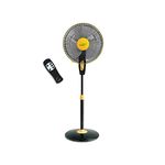 V-Guard Finesta RW Neo Remote 400mm Pedestal Fan (Yellow Black)