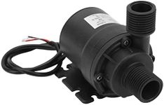 12V Water Pump, 1000L per Hrs 8M Lift Height Ultra Quiet Submersible Water Pump, IP68 Waterproof Detachable Brushless Water Pump for Aquariums, Fish Tank, Pond, Fountains